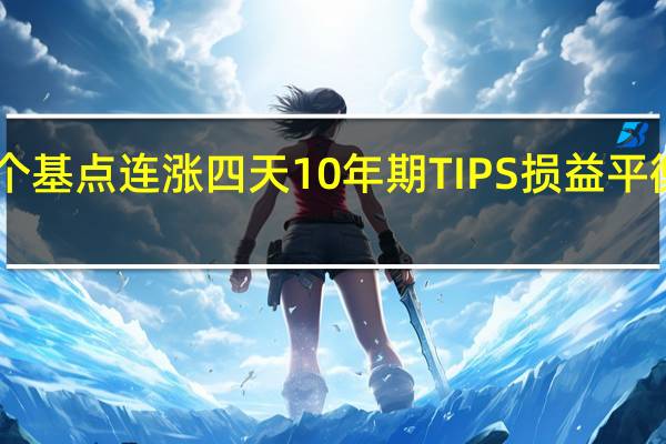 两年期美债收益率涨超6个基点连涨四天10年期TIPS损益平衡通胀率逼近09年8月7日顶部1.934%