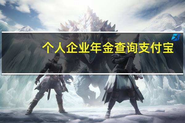个人企业年金查询支付宝(个人企业年金查询官网)