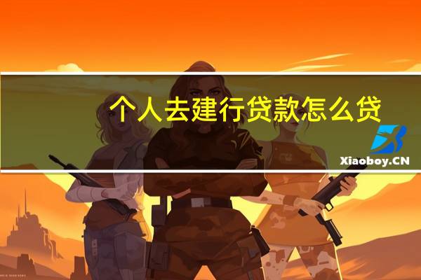 个人去建行贷款怎么贷（个人去建行贷款怎么贷）