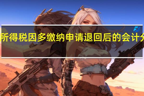 个人所得税因多缴纳申请退回后的会计分录怎么做