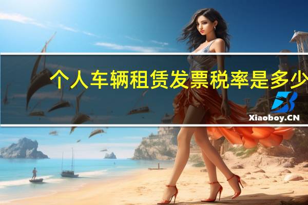 个人车辆租赁发票税率是多少（车辆租赁开什么发票税率是多少）