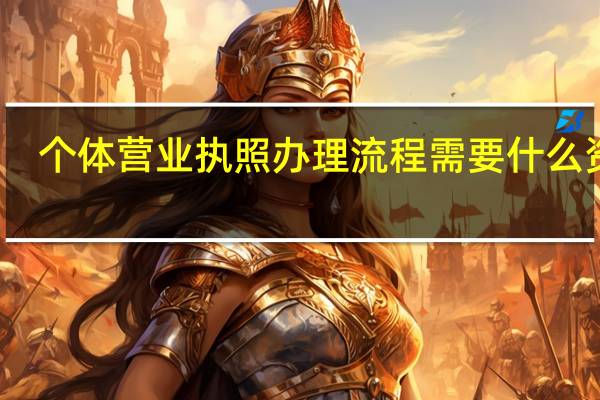 个体营业执照办理流程需要什么资料（个体工商营业执照办理流程）