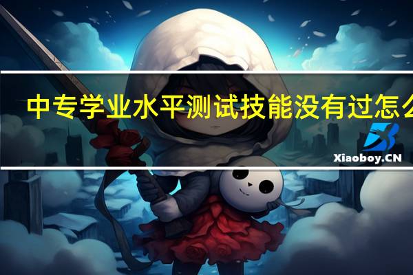 中专学业水平测试技能没有过怎么办