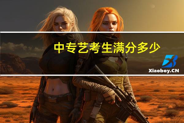 中专艺考生满分多少