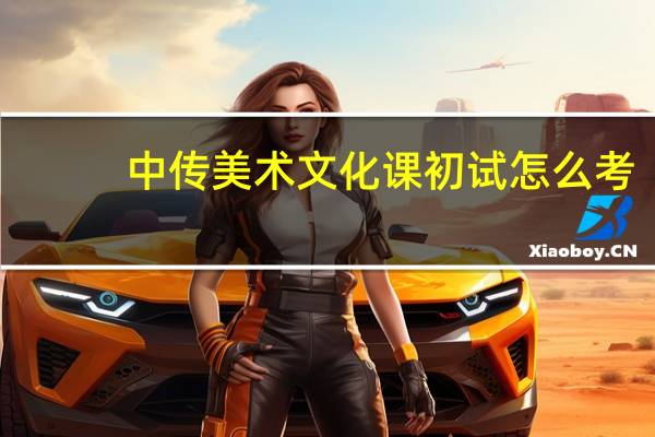 中传美术文化课初试怎么考