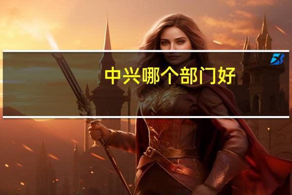 中兴哪个部门好
