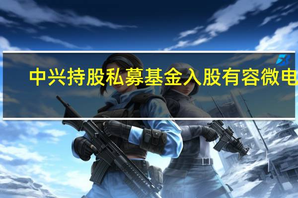 中兴持股私募基金入股有容微电子