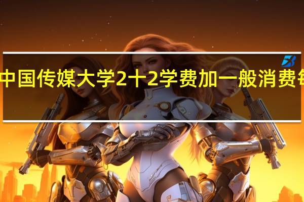 中国传媒大学2十2学费加一般消费每年要.用多少钱