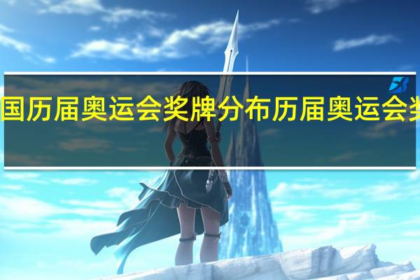 中国历届奥运会奖牌分布 历届奥运会奖牌图片