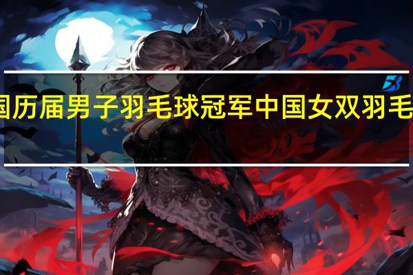 中国历届男子羽毛球冠军 中国女双羽毛球运动员
