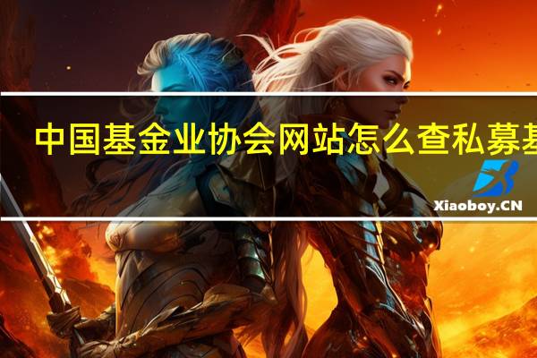 中国基金业协会网站怎么查私募基金