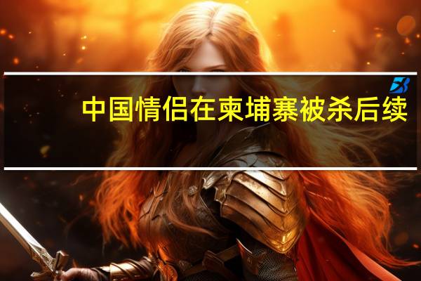 中国情侣在柬埔寨被杀后续（中国情报机构）
