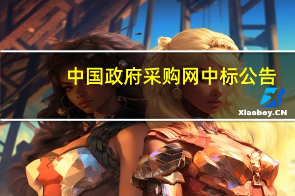 中国政府采购网中标公告（中国政府采购招标网）