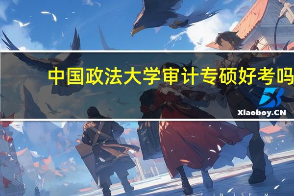 中国政法大学审计专硕好考吗
