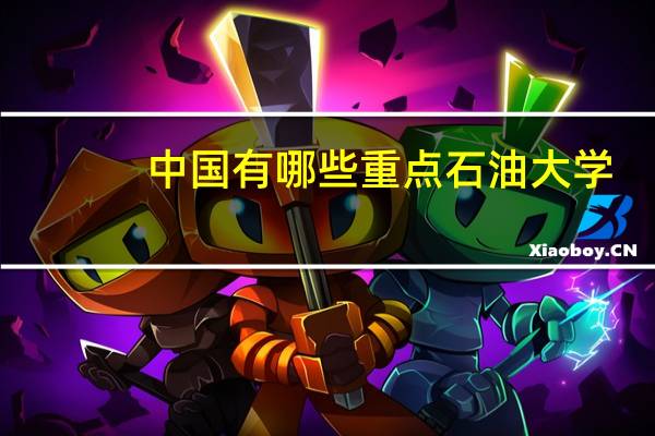中国有哪些重点石油大学