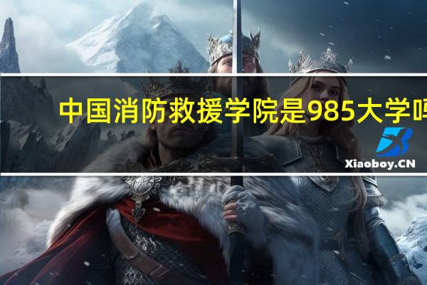 中国消防救援学院是985大学吗