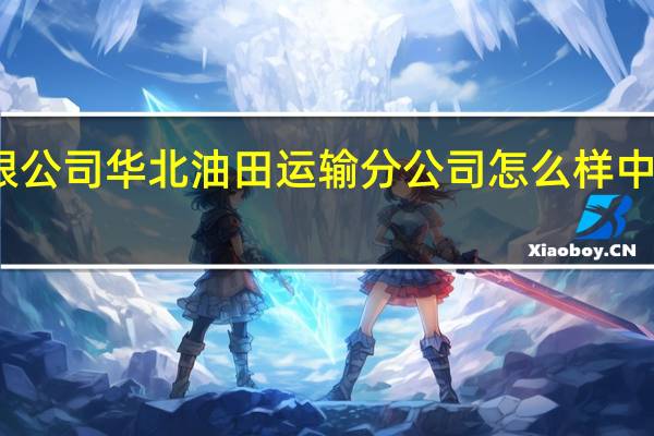 中国石油运输有限公司华北油田运输分公司怎么样 中国石油天然气运输公司