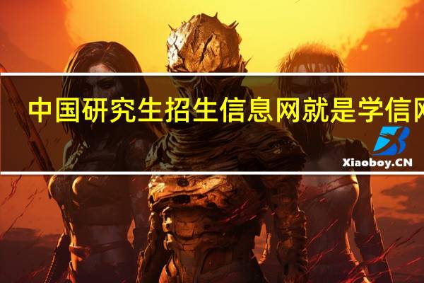 中国研究生招生信息网就是学信网吗