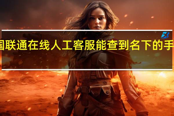 中国联通在线人工客服能查到名下的手机号码吗（中国联通在线人工客服）