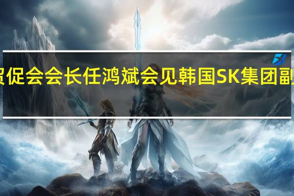 中国贸促会会长任鸿斌会见韩国SK集团副会长徐镇宇