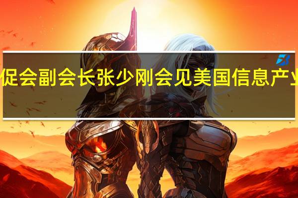 中国贸促会副会长张少刚会见美国信息产业机构代表团