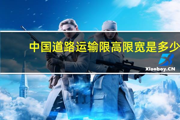 中国道路运输限高限宽是多少