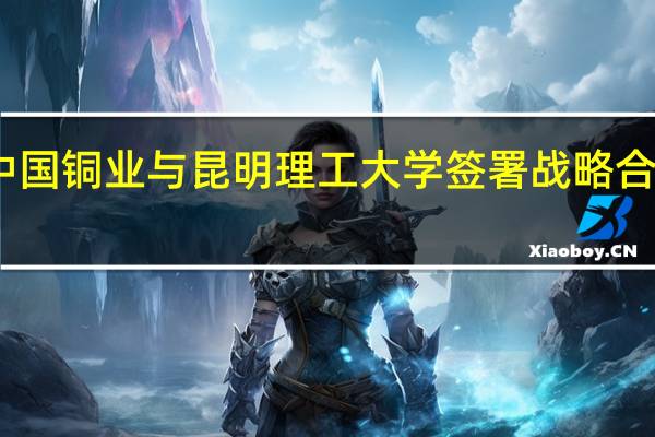 中国铜业与昆明理工大学签署战略合作协议