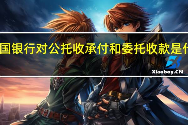 中国银行对公托收承付和委托收款是什么意思