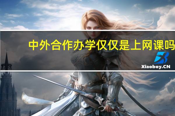 中外合作办学仅仅是上网课吗