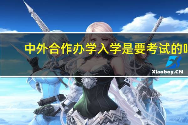 中外合作办学入学是要考试的吗