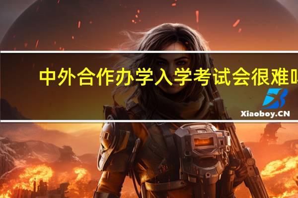 中外合作办学入学考试会很难吗
