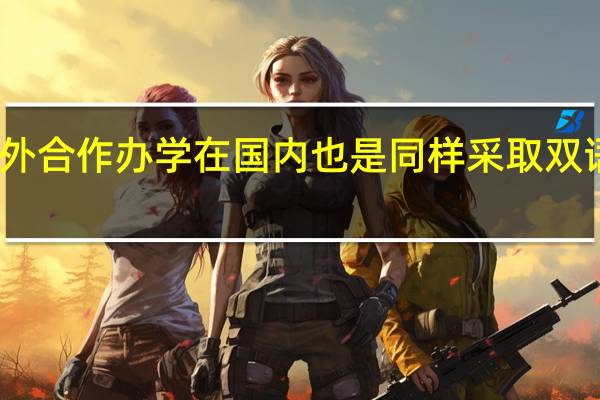 中外合作办学在国内也是同样采取双语教学吗