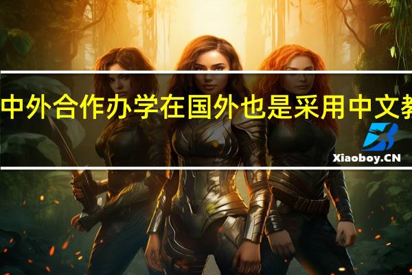 中外合作办学在国外也是采用中文教学吗