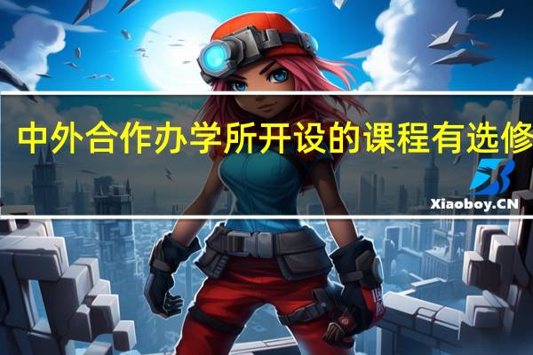中外合作办学所开设的课程有选修的吗