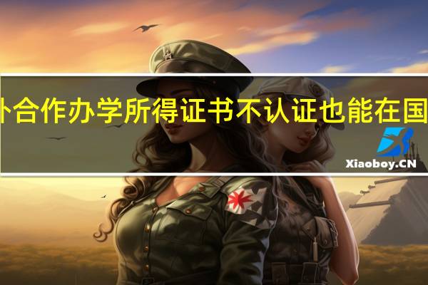 中外合作办学所得证书不认证也能在国内使用吗