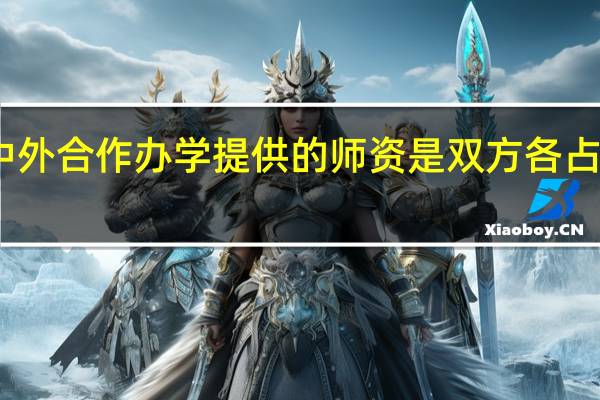 中外合作办学提供的师资是双方各占一半吗