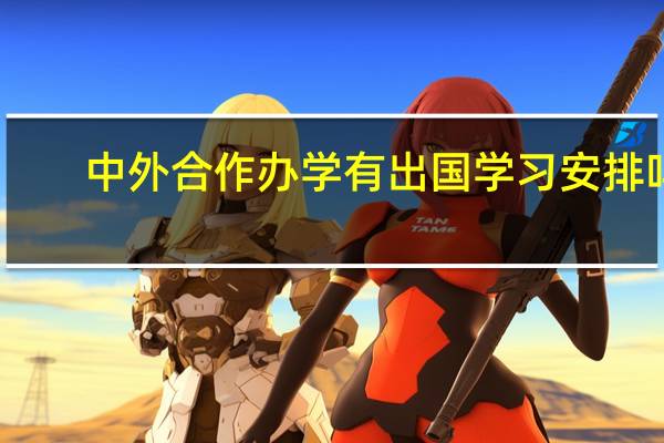 中外合作办学有出国学习安排吗