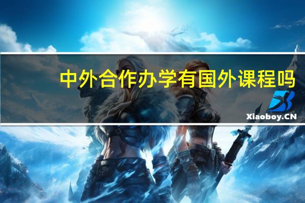 中外合作办学有国外课程吗