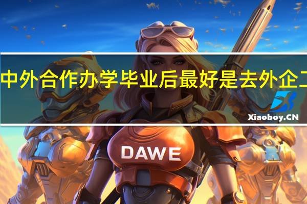 中外合作办学毕业后最好是去外企工作吗