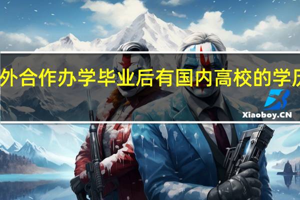 中外合作办学毕业后有国内高校的学历证书吗