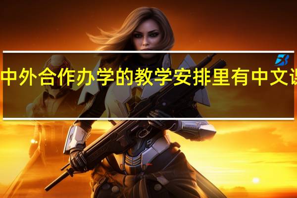 中外合作办学的教学安排里有中文课程吗