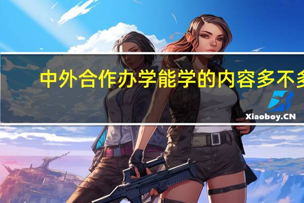 中外合作办学能学的内容多不多