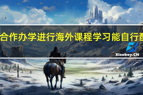 中外合作办学进行海外课程学习能自行配备翻译吗