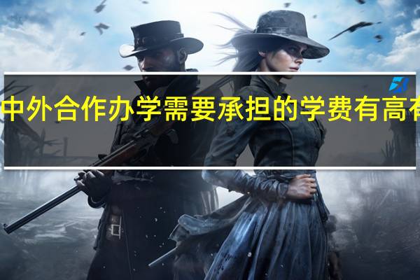 中外合作办学需要承担的学费有高有低吗