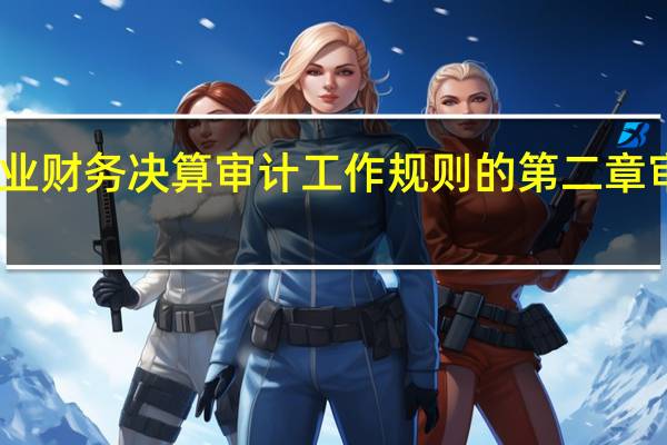 中央企业财务决算审计工作规则的第二章　审计机构委托