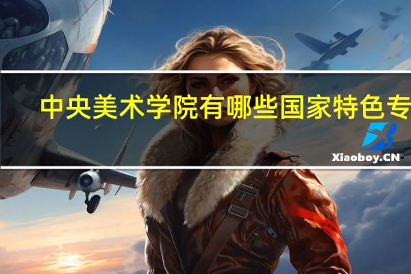 中央美术学院有哪些国家特色专业
