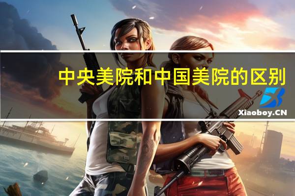 中央美院和中国美院的区别