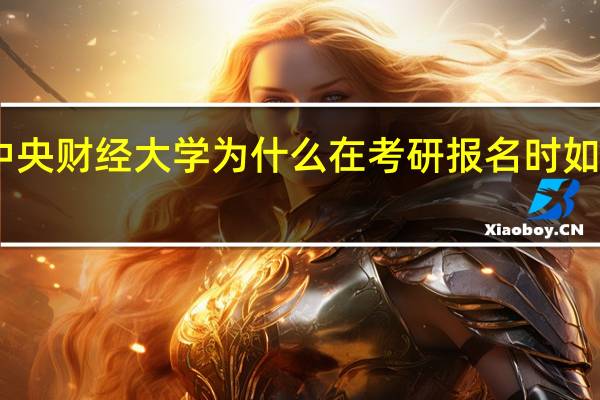 中央财经大学为什么在考研报名时如此火爆