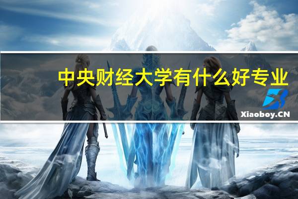 中央财经大学有什么好专业