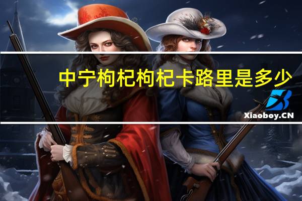 中宁枸杞 枸杞卡路里是多少